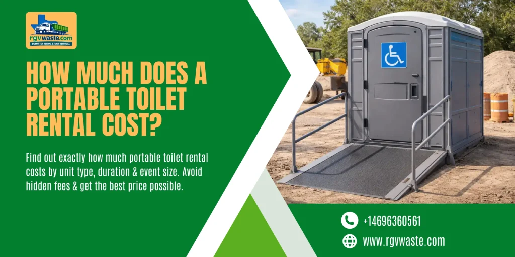 how much does a portable toilet rental cost